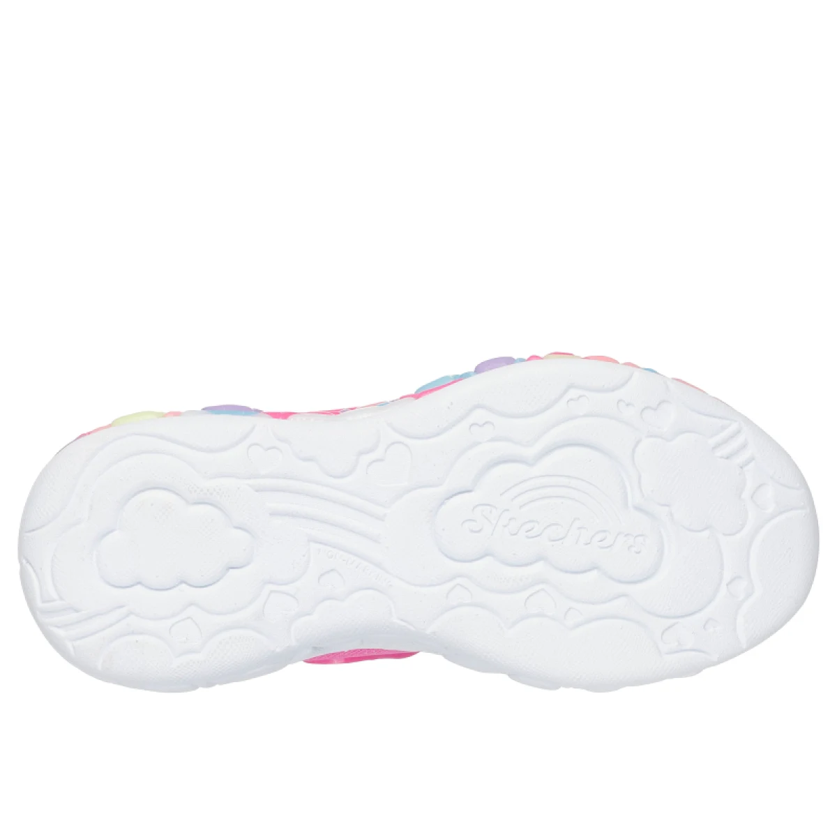 Dívčí rekreační obuv SKECHERS S Lights Eternal Heart Lights K hot pink multi trim · záber 5