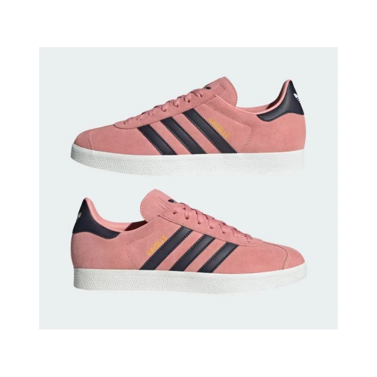 Dámská vycházková obuv ADIDAS ORIGINALS Gazelle glow pink aurora black core white · záber 4