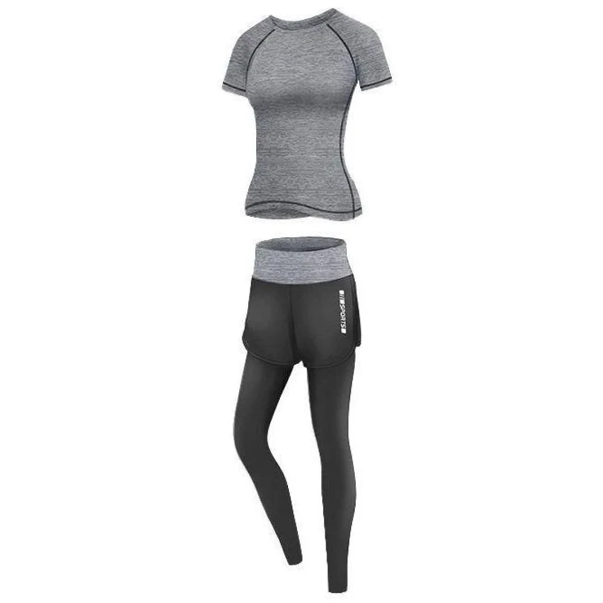 Merco Runner Long 2W fitness set šedá · záber 1