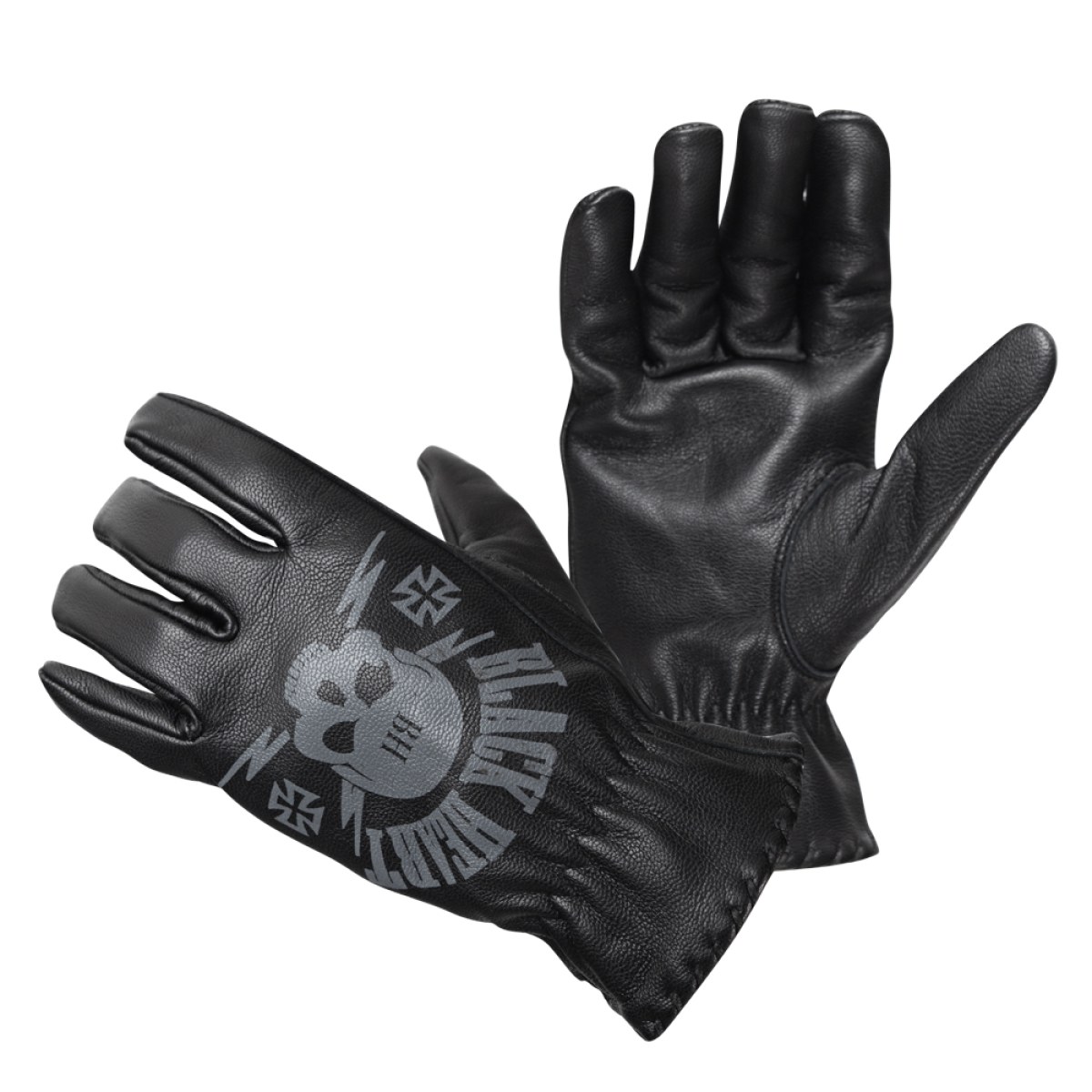 W-TEC Black Heart Skull Gloves čierna - L · záber 1