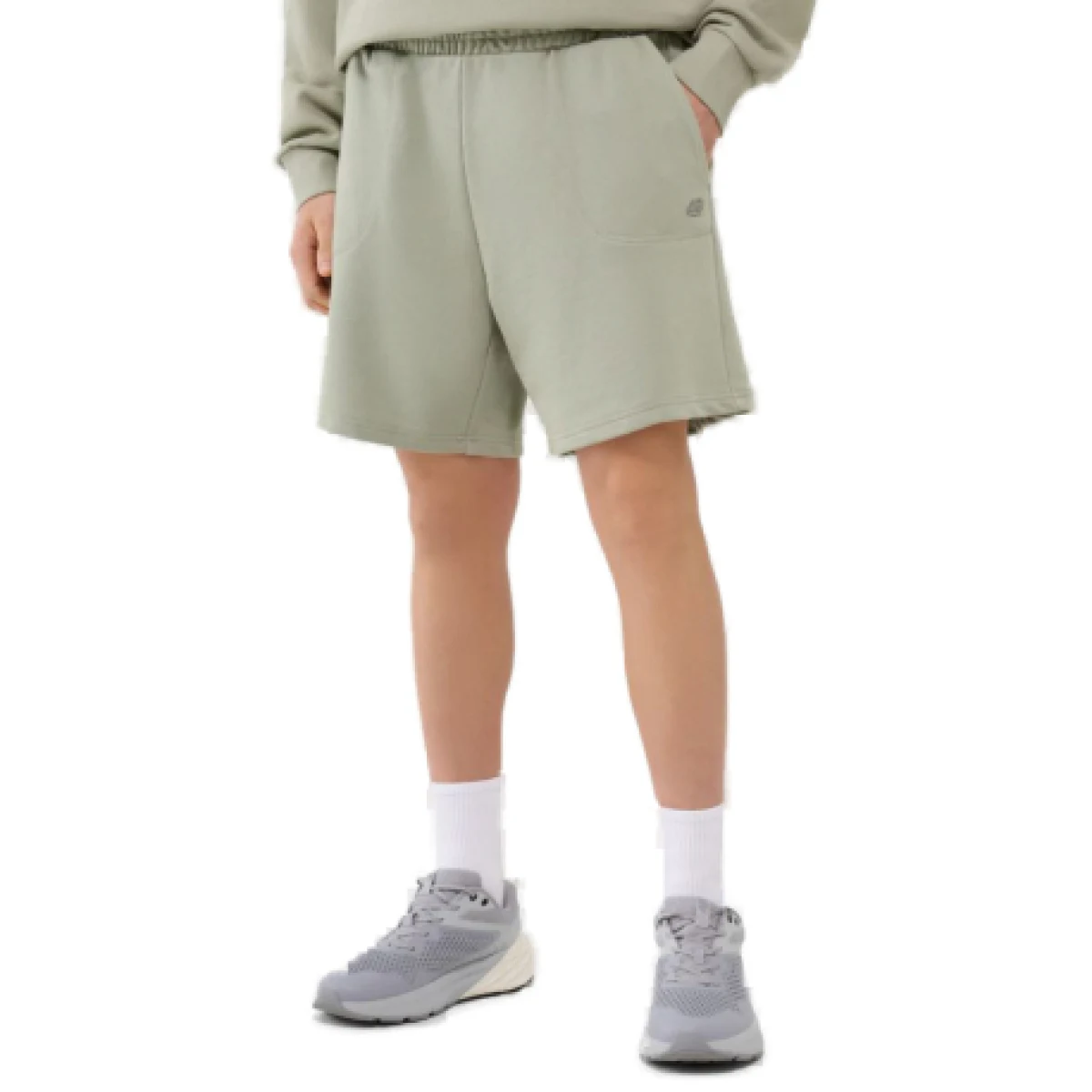 Teplákové kraťasy 4F SHORTS CAS U544-44S-OLIVE · záber 1