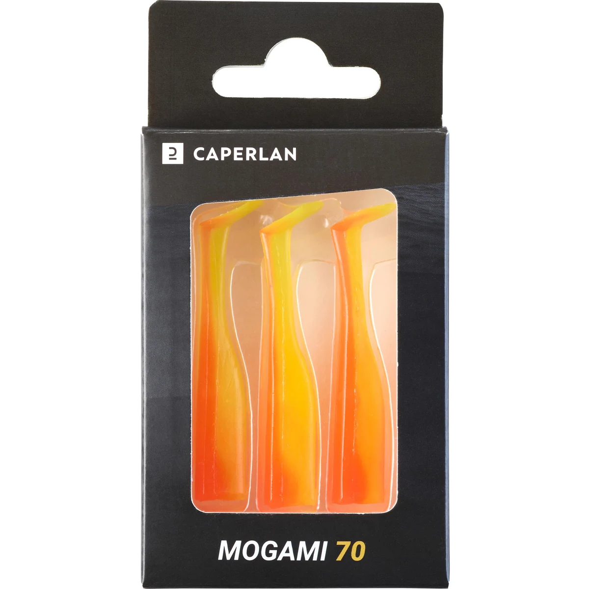 CAPERLAN Chvostíky shad na umelú nástrahu WXM Mogami 70 oranžové 3 ks bez · záber 2