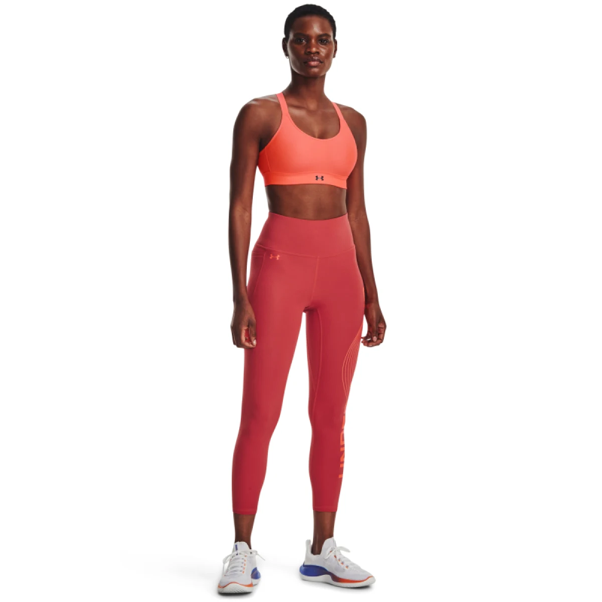 Dámské legíny UNDER ARMOUR Motion Ankle Leg Branded-PNK · záber 3