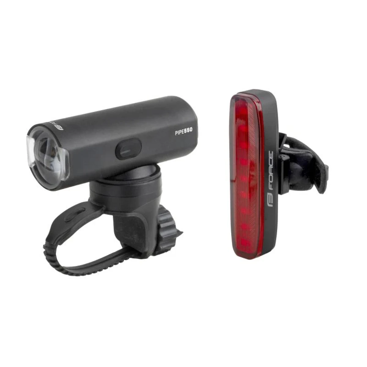 Force Světla sada PIPE USB přední+zadní · záber 1