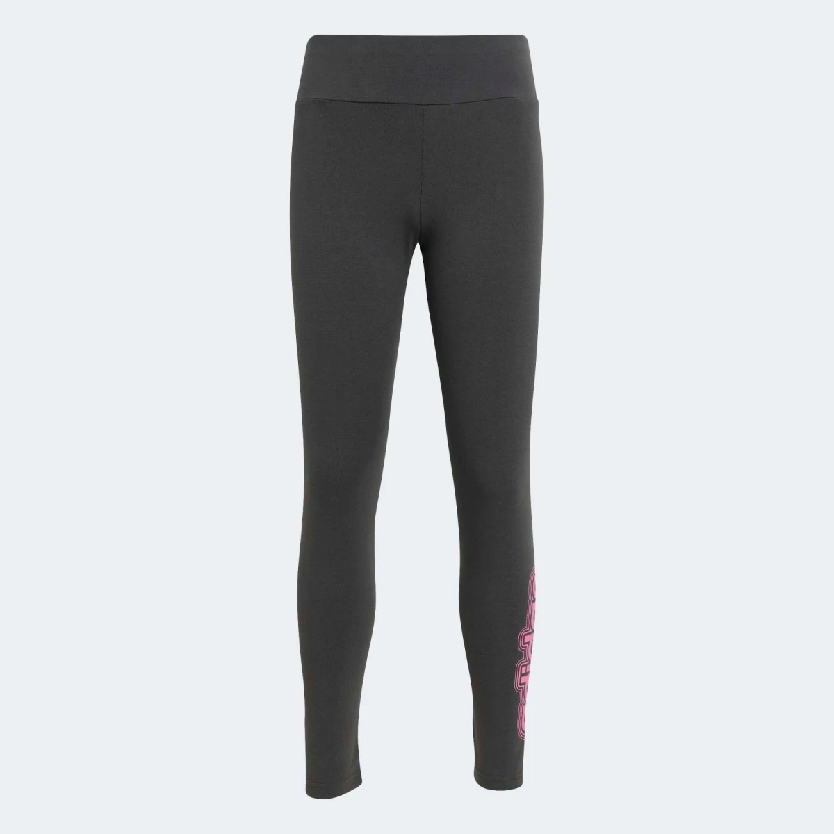ADIDAS ADIDAS SMU dievčenské legíny bavlnené sivé 7-8 r · záber 1