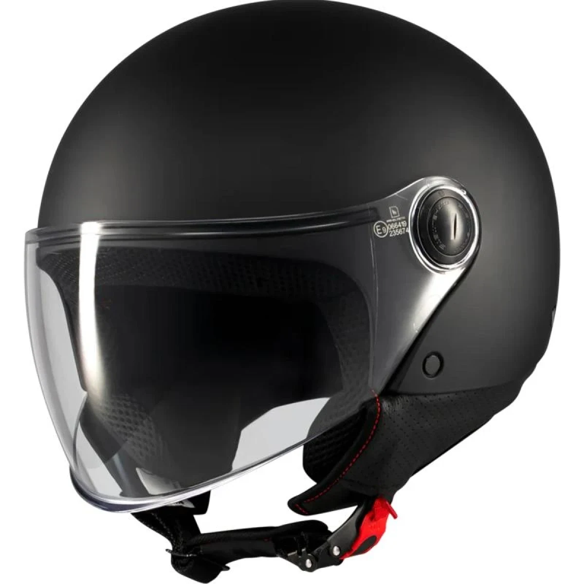 MT Helmets Otevřená helma Street S Pure A1 matná černá - Velikost: 53-54 | Barva: Čierna · záber 1