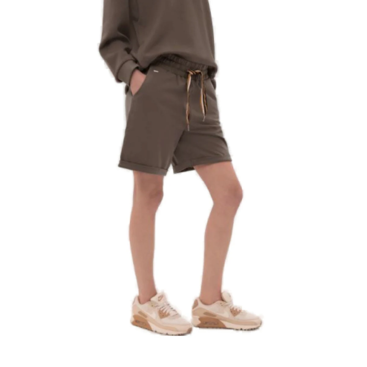 Dámské teplákové kraťasy VOLCANO HOLLY-500-BROWN · záber 1