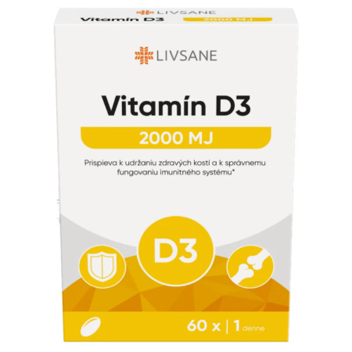 LIVSANE Vitamín D3 2000 IU 60 cps · záber 2