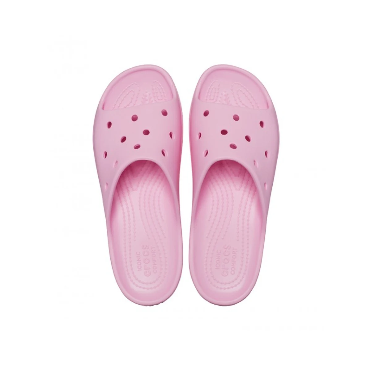 Dámské pantofle (plážová obuv) CROCS Classic Platform Slide flamingo · záber 5