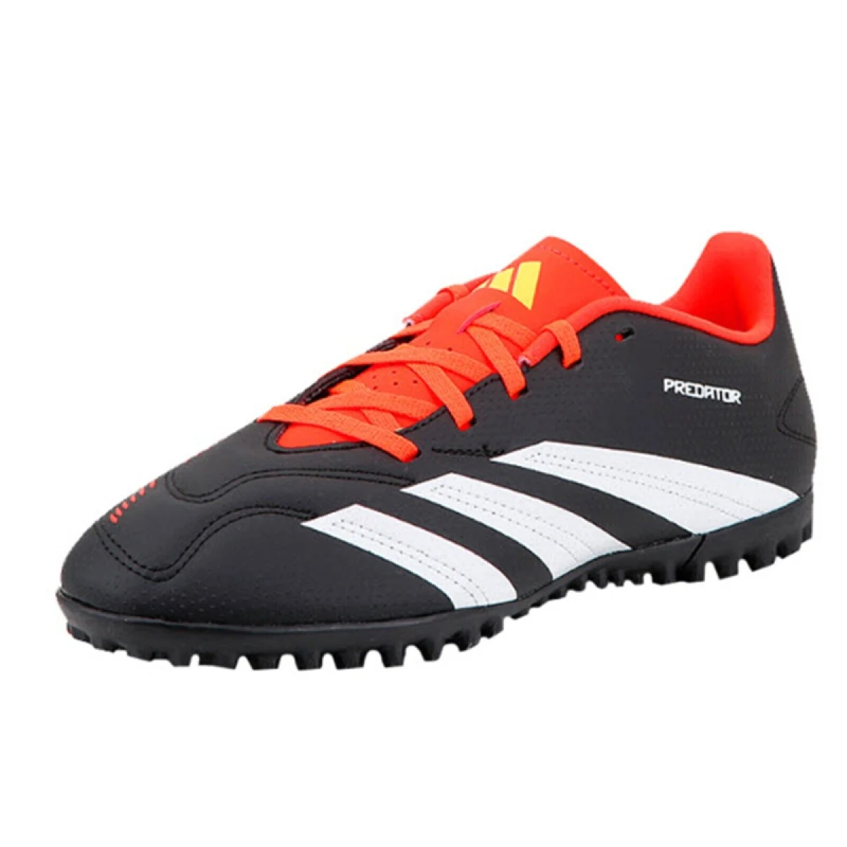 Pánské fotbalové kopačky turfy ADIDAS Predator Club M TF core black cloud white solar red · záber 2
