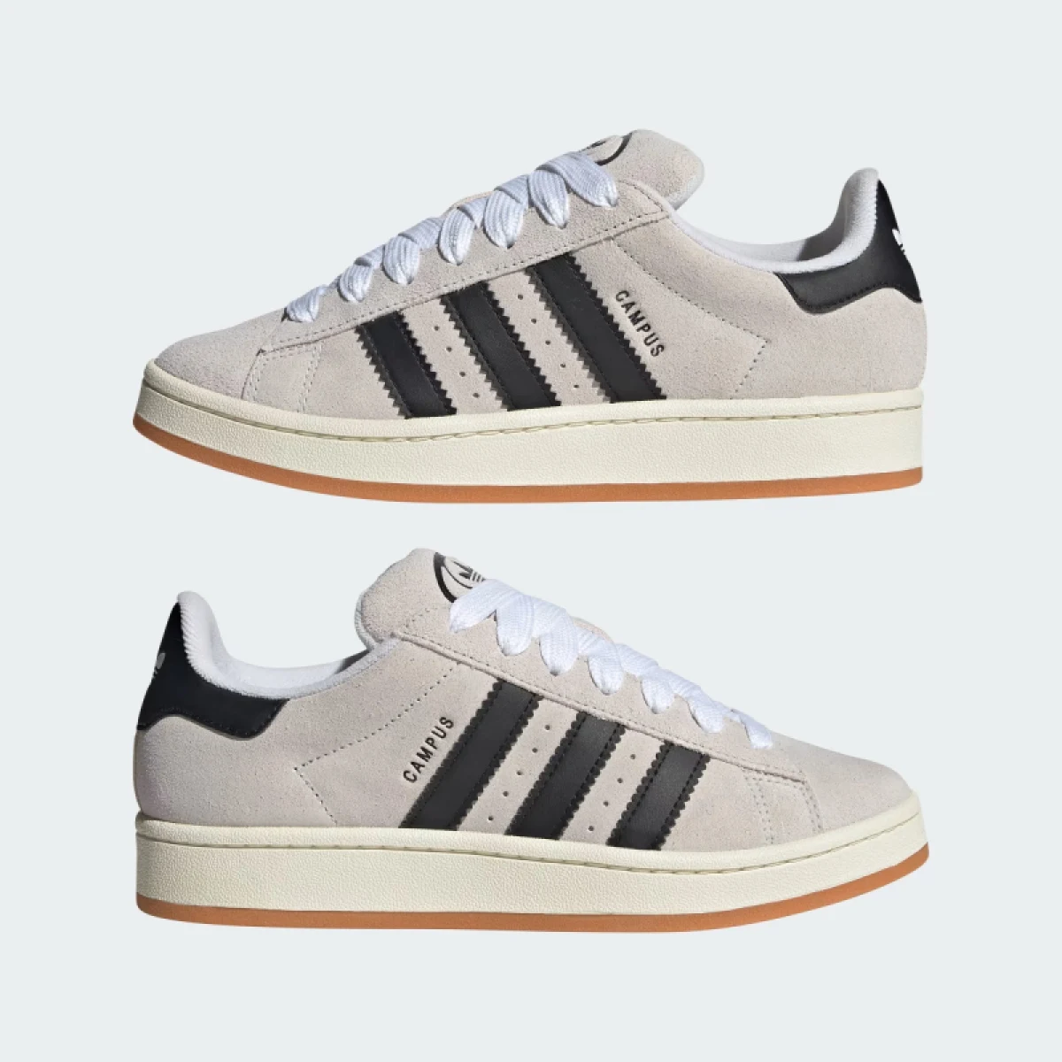 Dámská vycházková obuv ADIDAS ORIGINALS Campus 00s W crystal white core black off white · záber 4