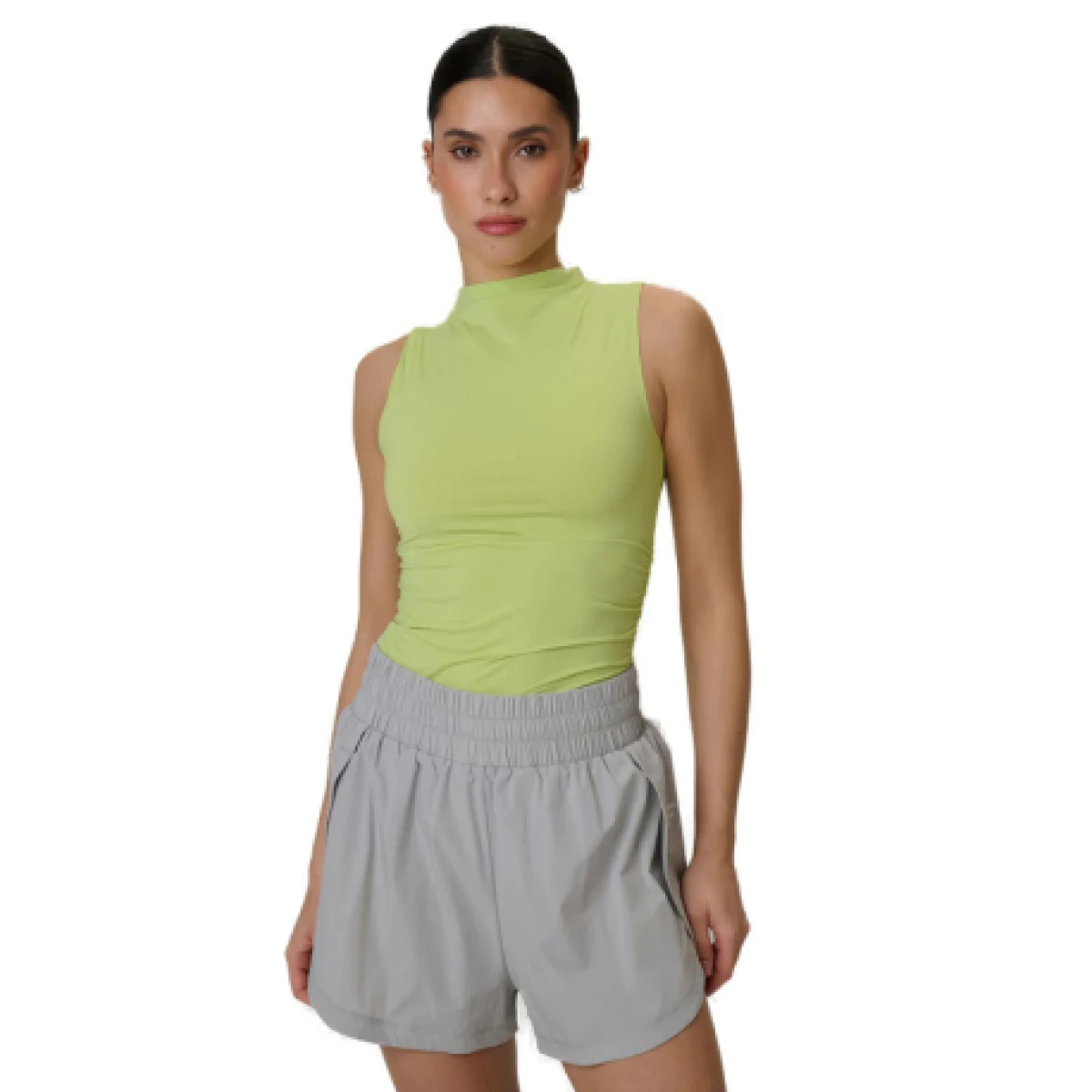 Dámské tréninkové tričko bez rukávů 4F SLEEVELESS FNK F0749-42S-LIGHT GREEN · záber 1