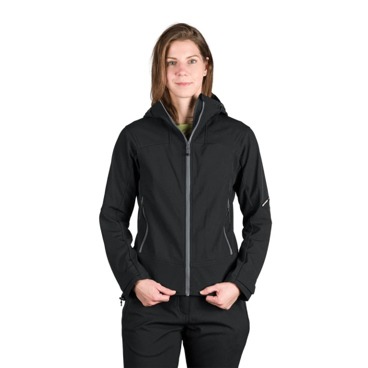 Dámská turistická softshellová bunda NORTHFINDER TIFFANI-269black · záber 3