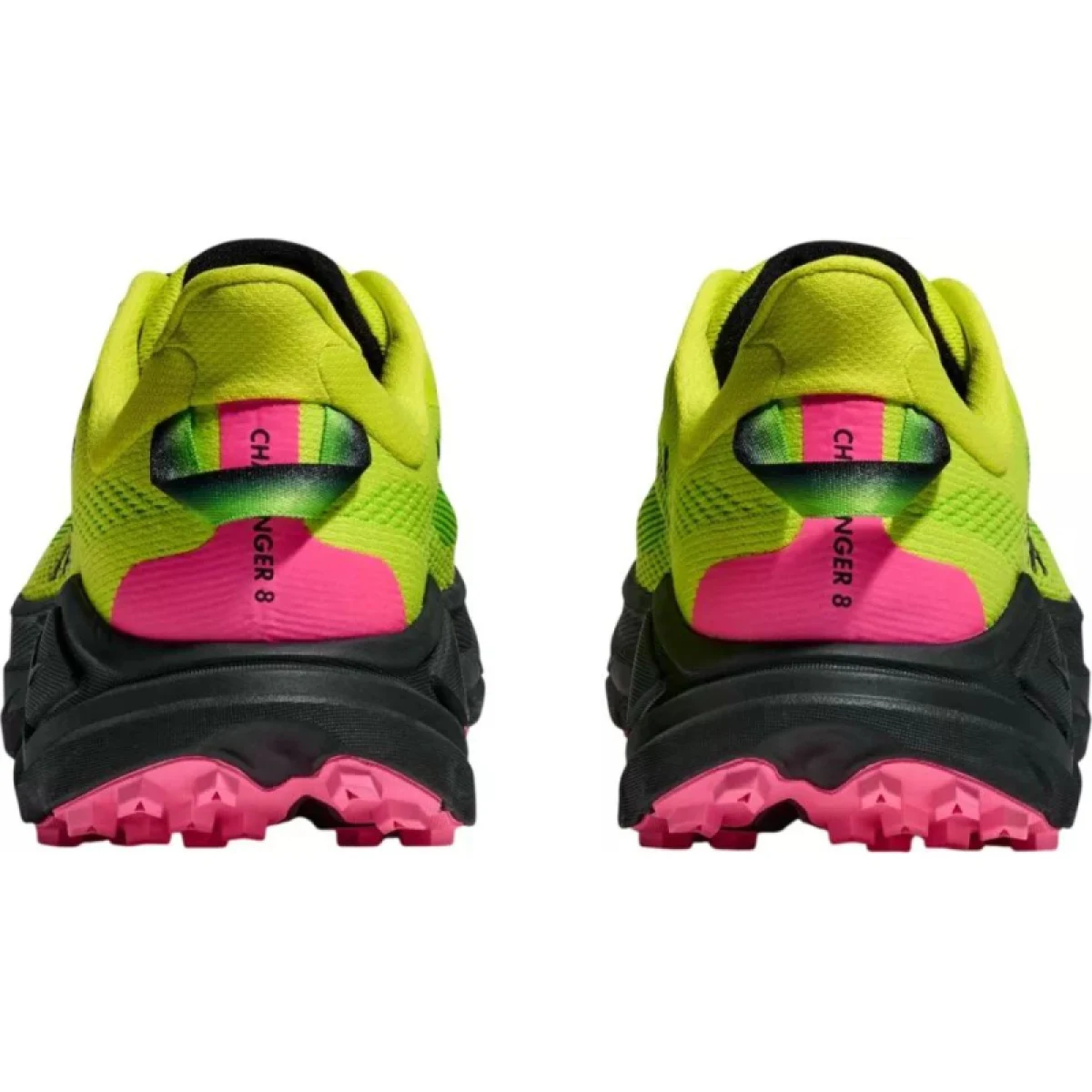 Pánská běžecká trailová obuv HOKA Challenger 8 M neon hoka citrus black · záber 4