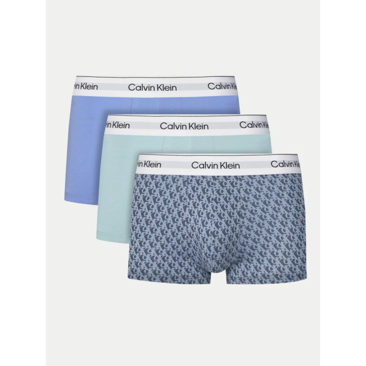 Pánske boxerky CALVIN KLEIN 3 PACK-LOW RISE TRUNK 3PK-Mix · záber 2