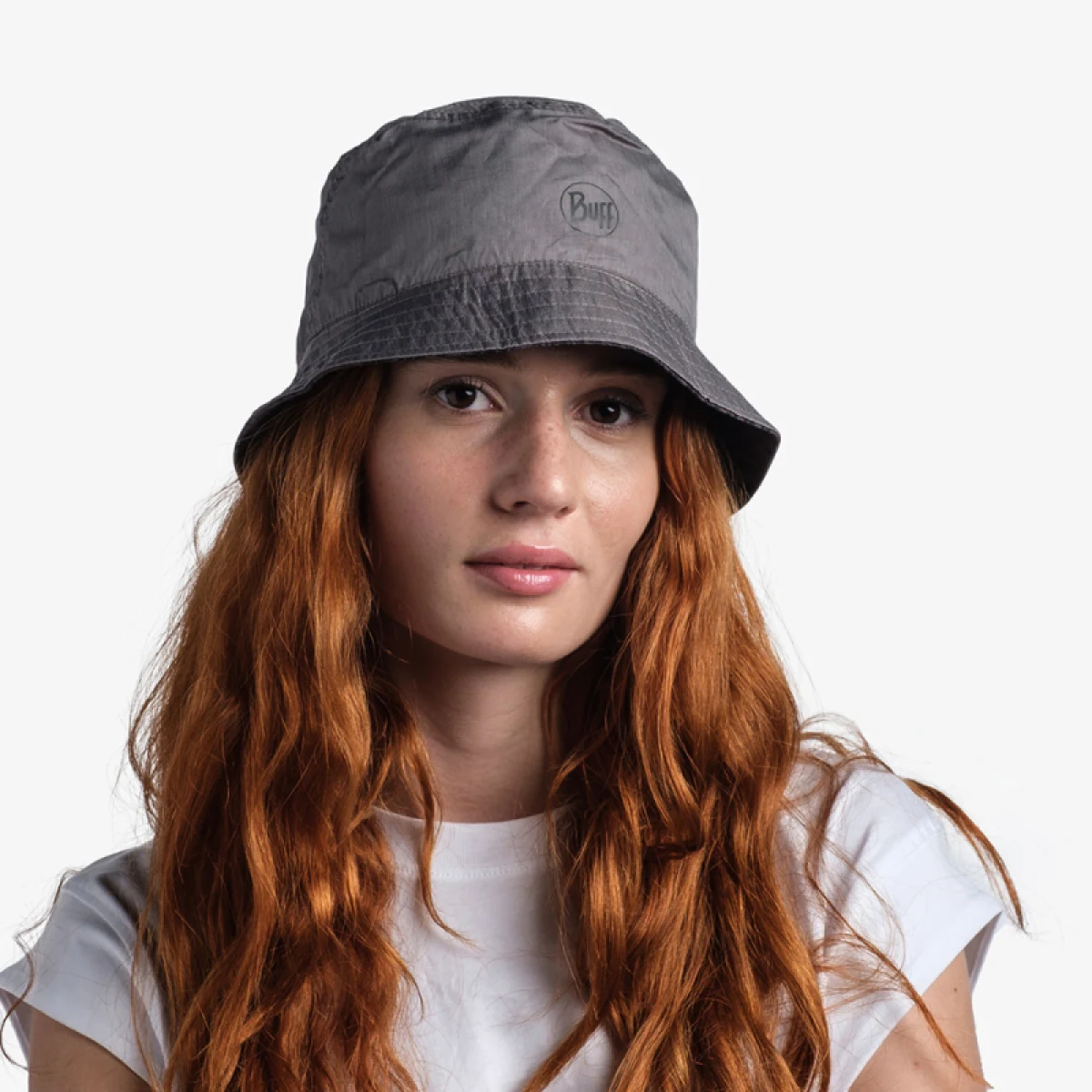 Klobúk BUFF TRAVEL BUCKET HAT GLINE BLACK-GREY · záber 4
