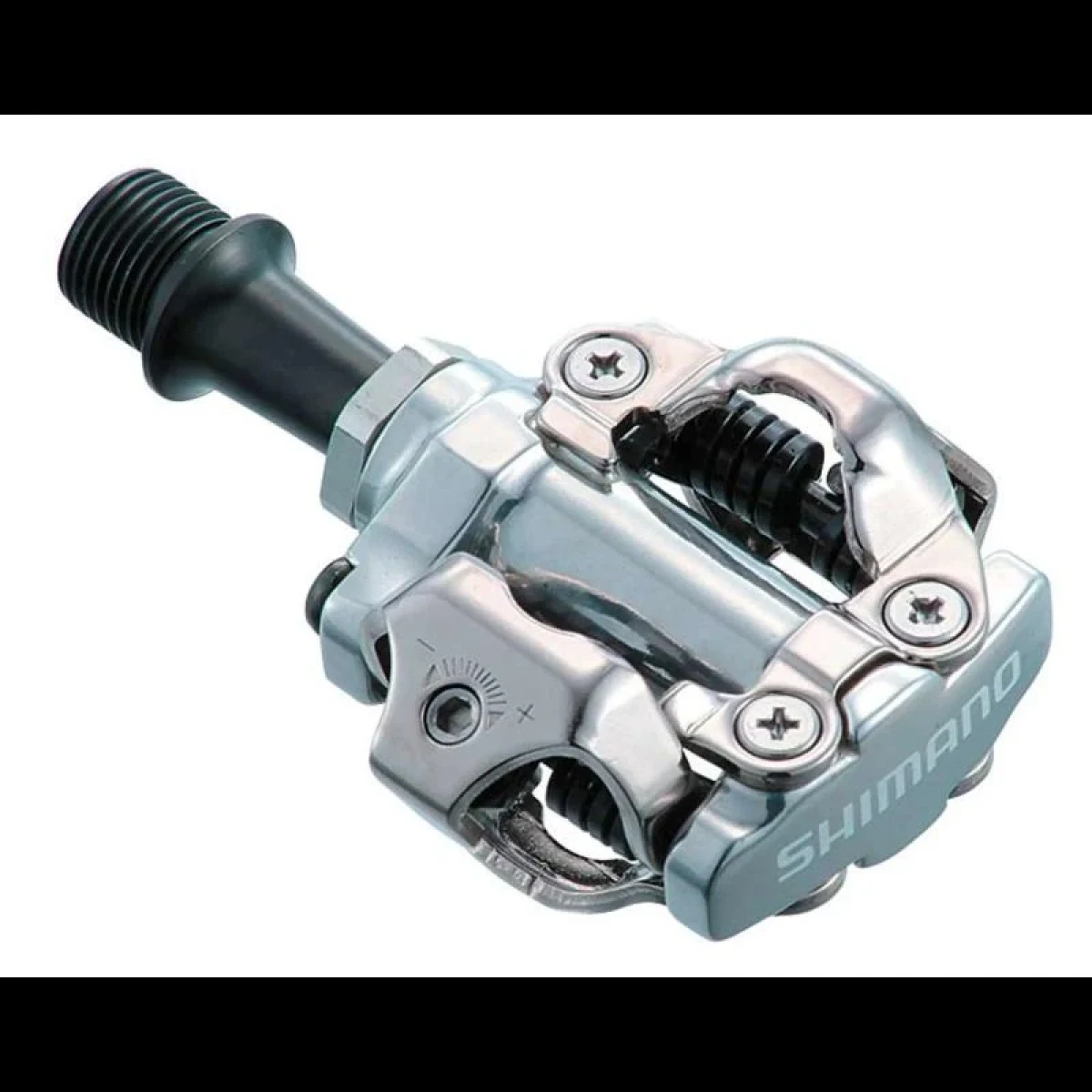 SHIMANO Pedály MTB SPD PDM540 se zarážkami, stříbrné · záber 1