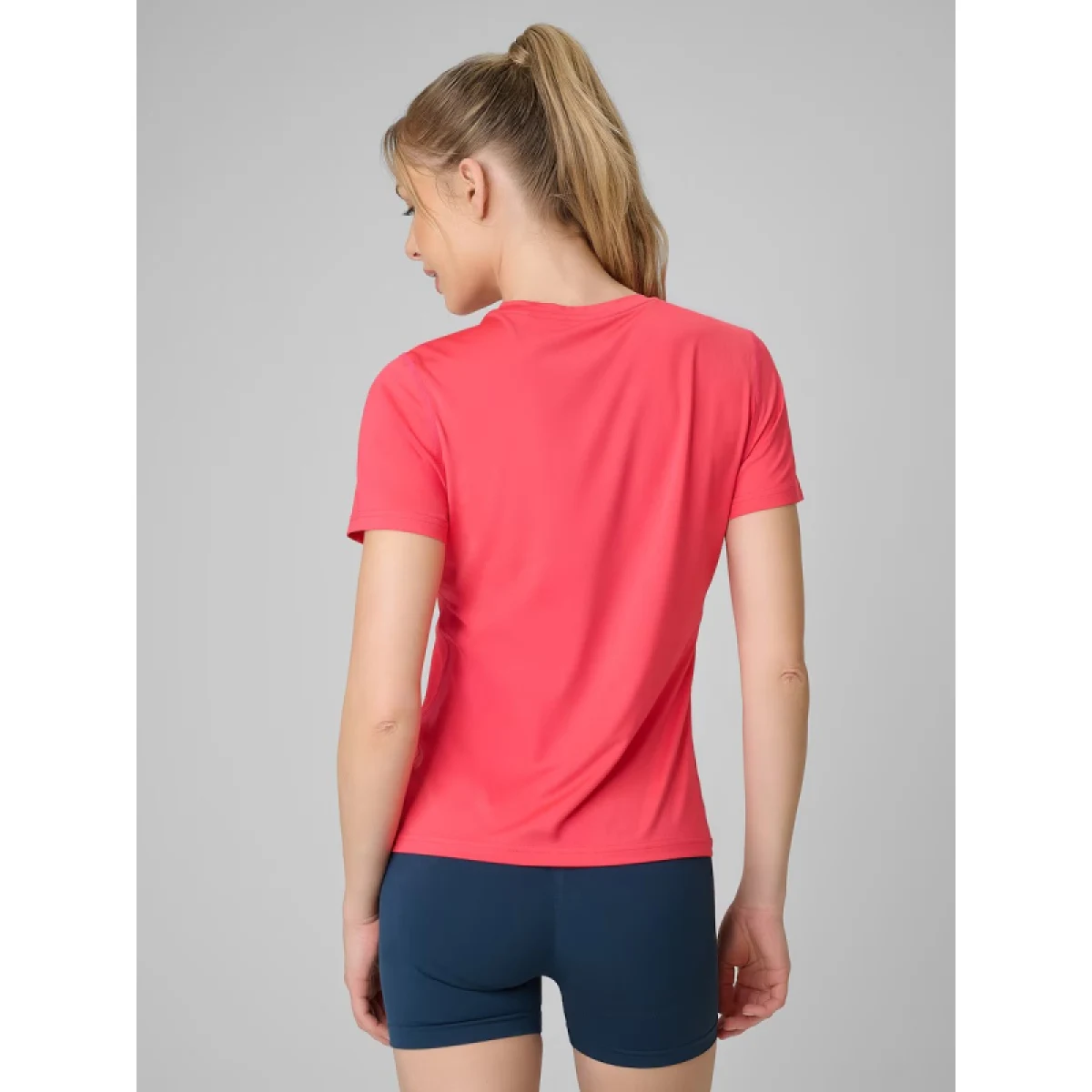 Dámske tréningové tričko s krátkym rukávom 4F TSHIRT FNK F1846-63S-CORAL · záber 4