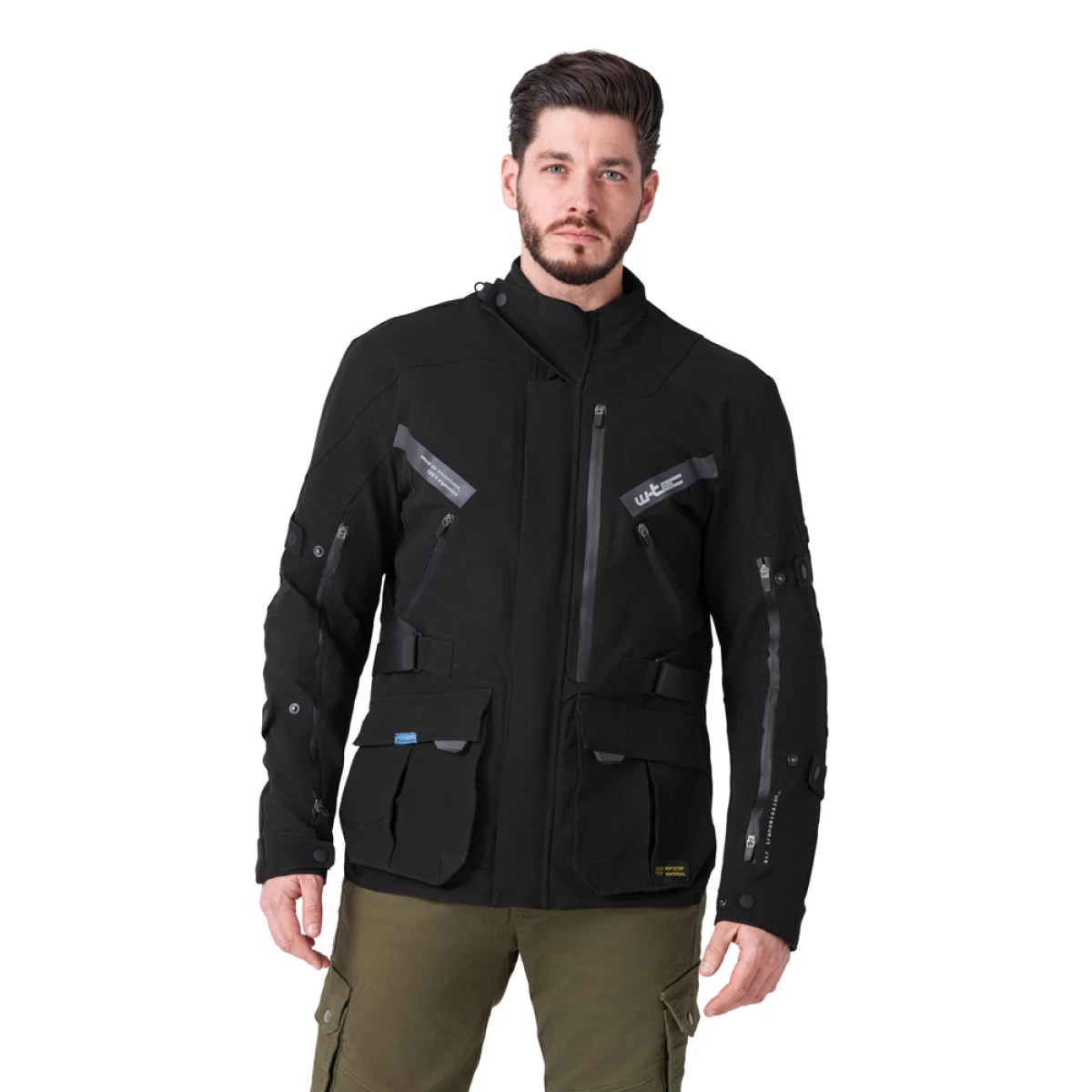 Moto bunda W-TEC Nykolas Farba čierna, · záber 3