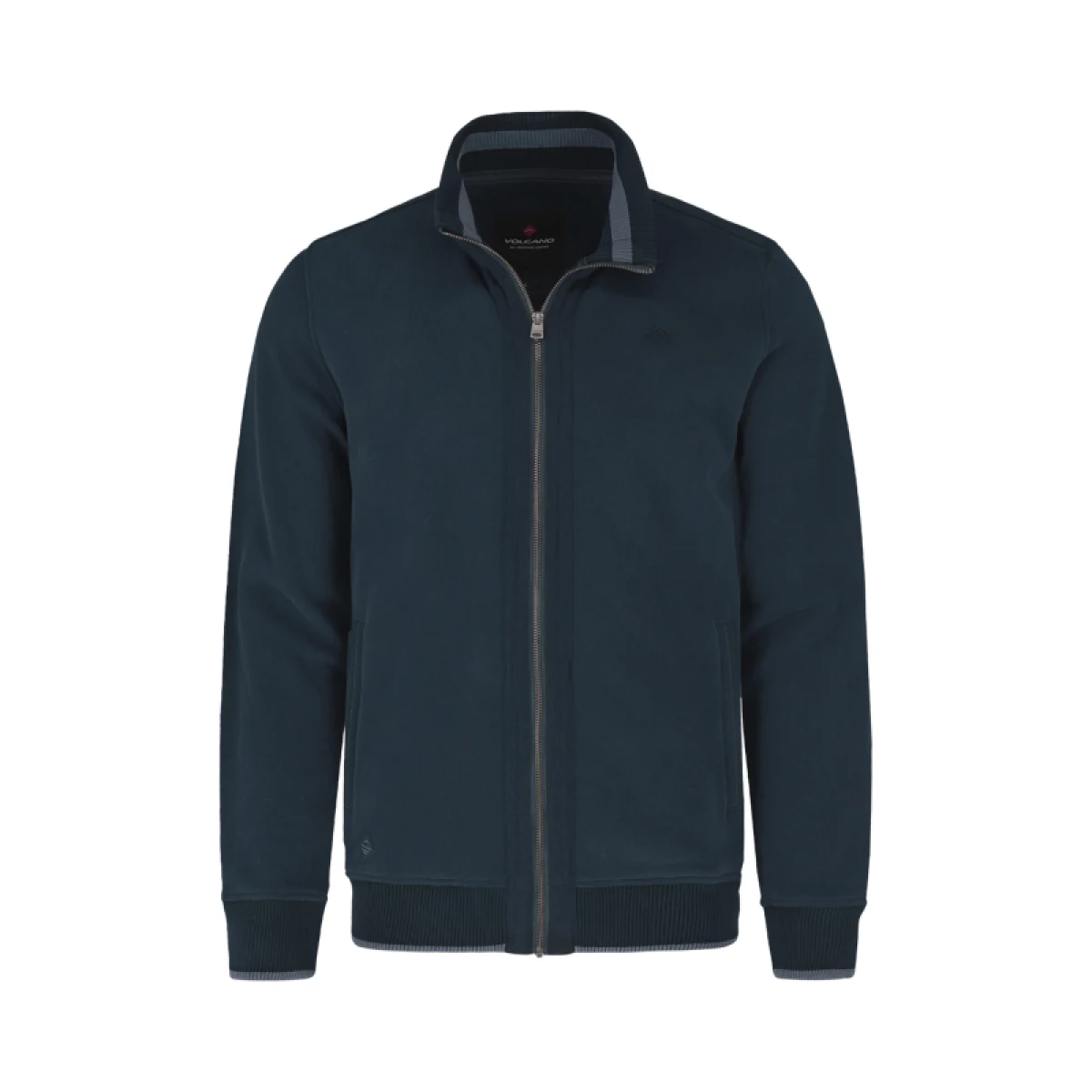 Pánska mikina so zipsom VOLCANO B-LED-600-NAVY · záber 5