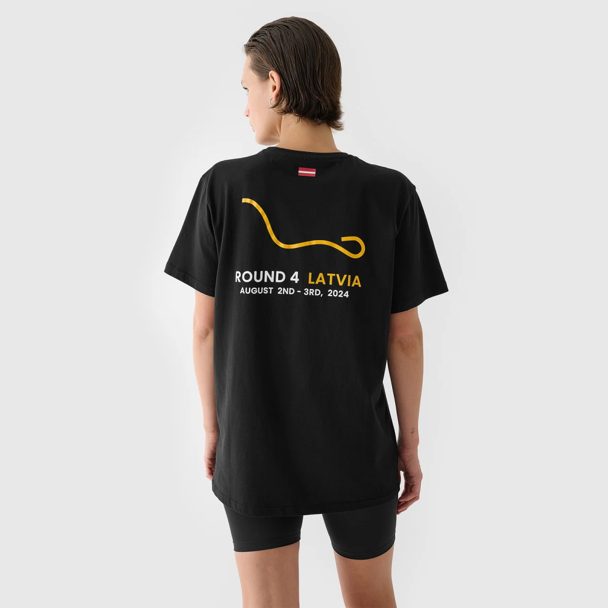 Tričko s potiskem unisex 4F x Drift Masters - černé · záber 2