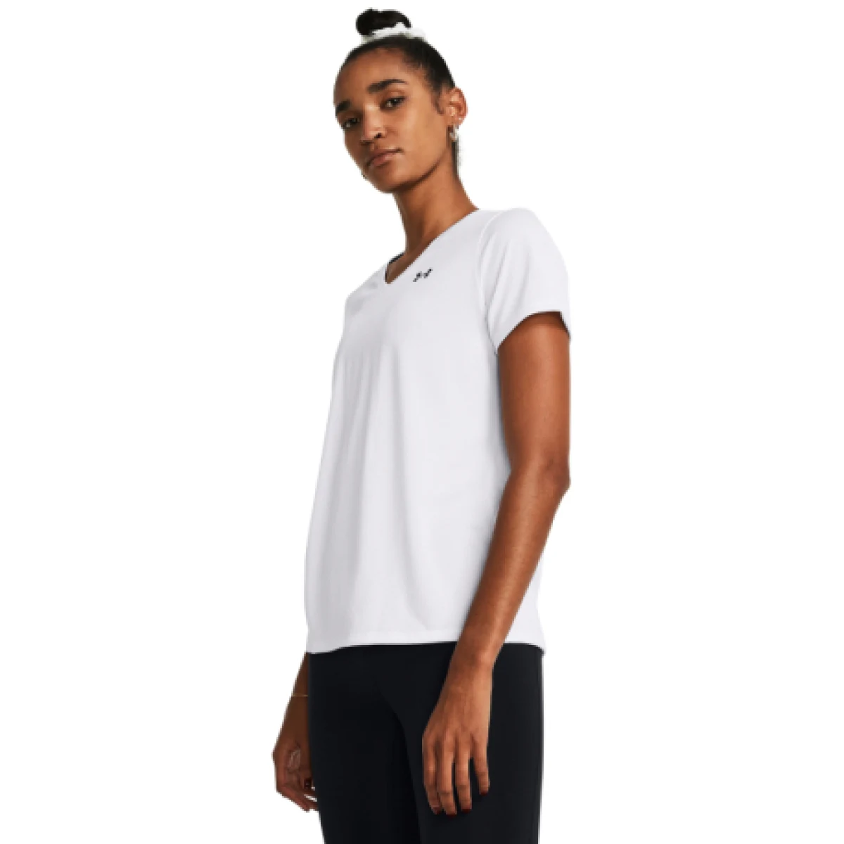 Dámske tréningové tričko s krátkym rukávom UNDER ARMOUR Tech SSV- Solid · záber 1
