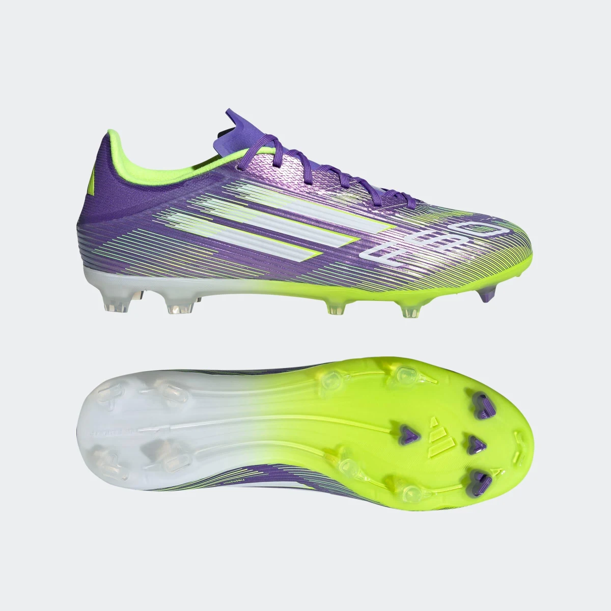 ADIDAS ADIDAS F50 League FG/MG futbalové kopačky fialovo-žlté 46 · záber 2
