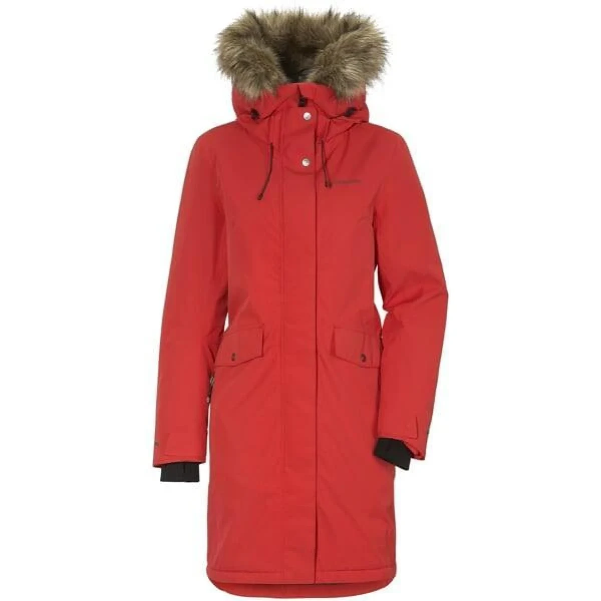 Didriksons Erika W 503816 dámský kabát - 1 MM FLÍČEK POUZE 32 - červená (VÝPRODEJ) · záber 1
