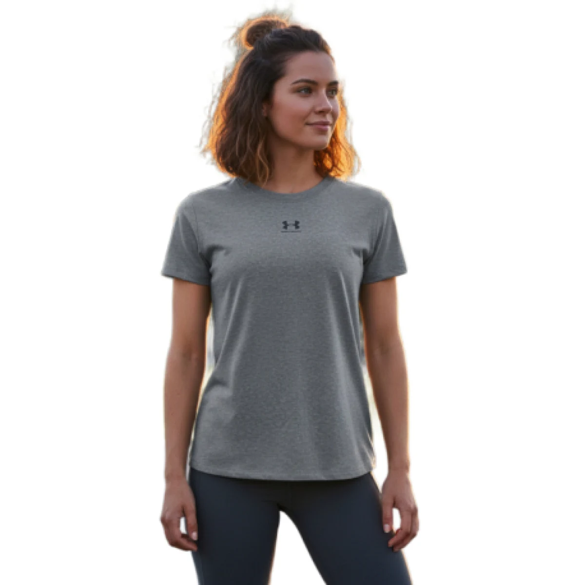 Dámske tričko s krátkym rukávom UNDER ARMOUR UA Rival Core SS · záber 1