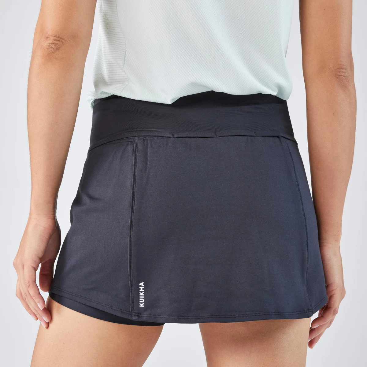 KUIKMA Dámska sukňa na tenis Hip Ball čierna 2XL · záber 2