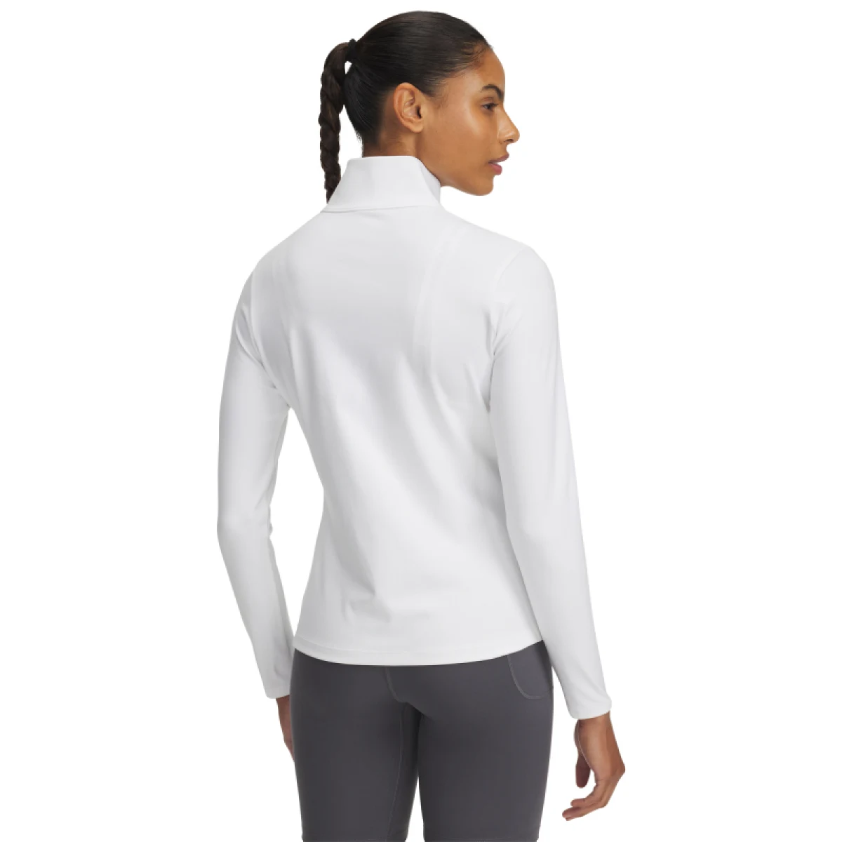 Dámská tréninková mikina se zipem UNDER ARMOUR Motion Jacket EMEA-WHT · záber 3