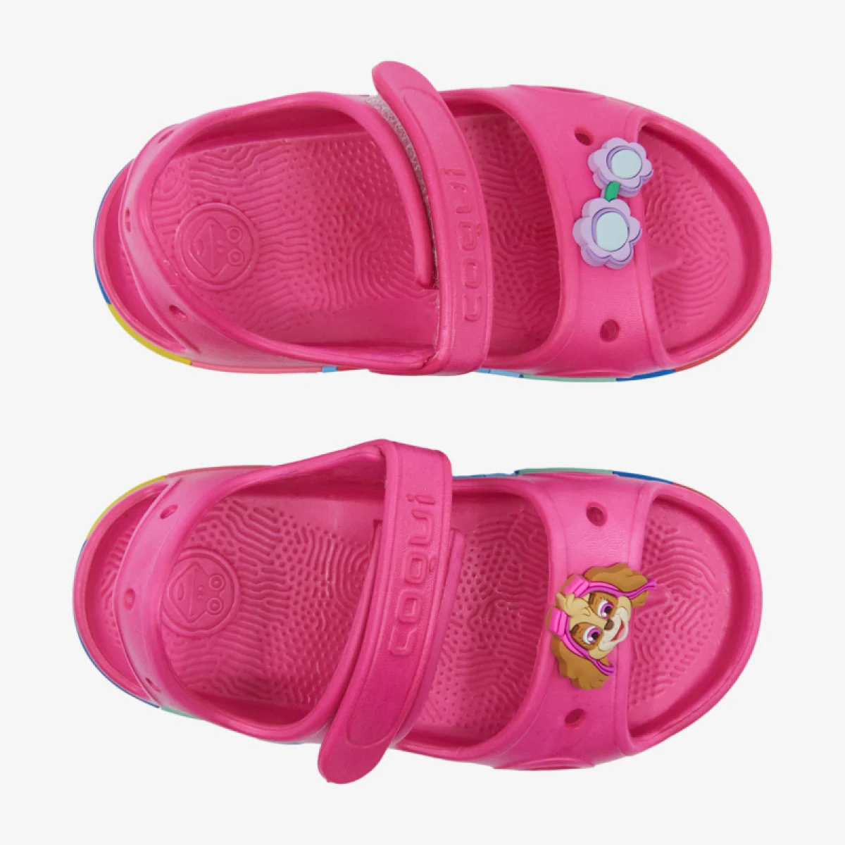 Dívčí sandály COQUI Yogi Paw Patrol + Amulet K light fuchsia · záber 3