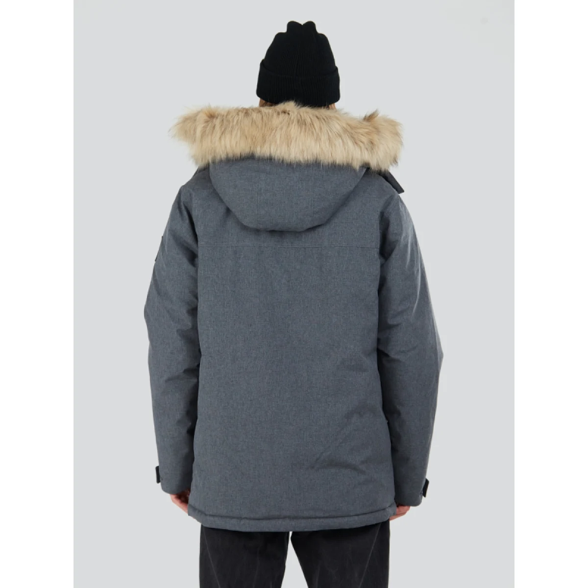 Pánská bunda FUNDANGO Spirit Parka Jacket-745-grey heather · záber 3