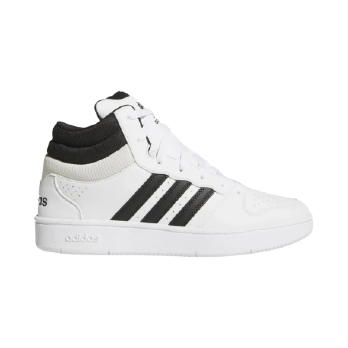 Pánska rekreačná obuv ADIDAS Hoops Mid Classic M cloud white core black orbit grey · záber 1