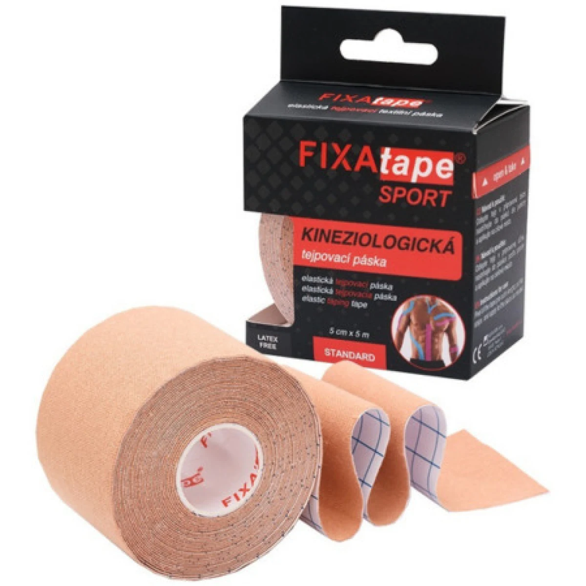 FIXATAPE tejpovacia páska šport telová 5cm x 5m 1 ks · záber 1