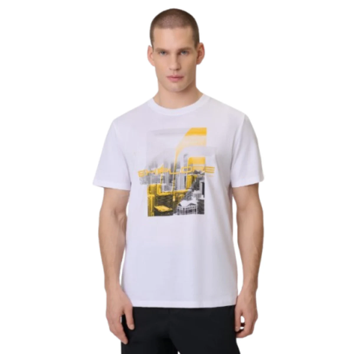 Pánské tričko s krátkým rukávem 4F TSHIRT M2660-10S-WHITE · záber 1
