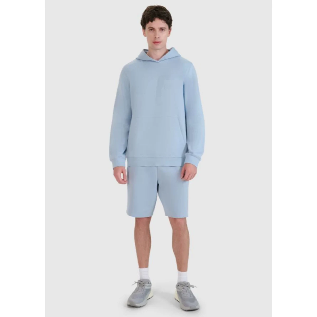 Pánská mikina s kapucí 4F SWEATSHIRT M1621-34S-LIGHT BLUE · záber 4
