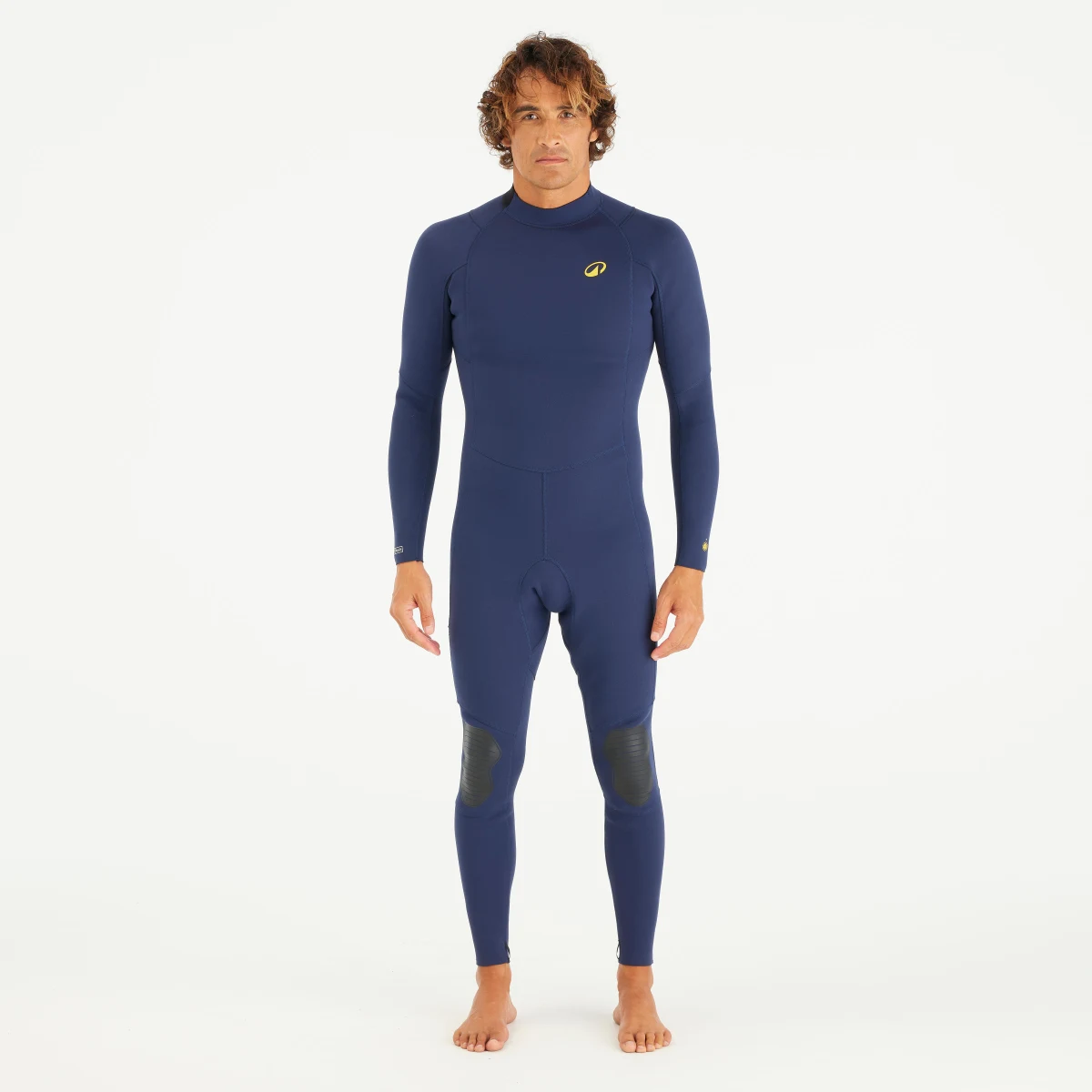 DECATHLON Pánska celotelová kombinéza na surf 100 2 mm modrá L · záber 2