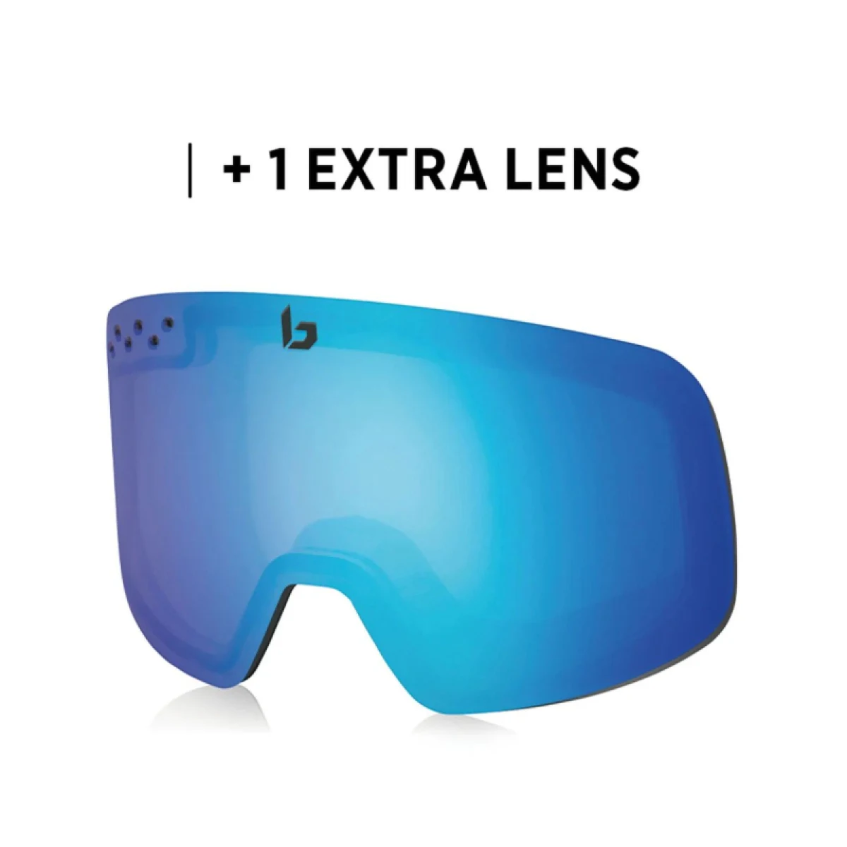 Lyžiarske okuliare BOLLE NEVADA NEO Black Matte - Sunrise Cat 2 & Light Vermillon Blue Cat 1 · záber 4