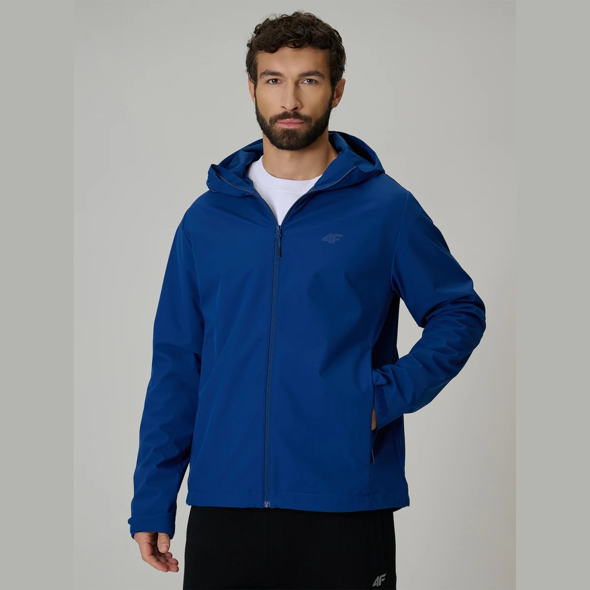 Pánská softshell bunda membrána 5000 - tmavě modrá · záber 1