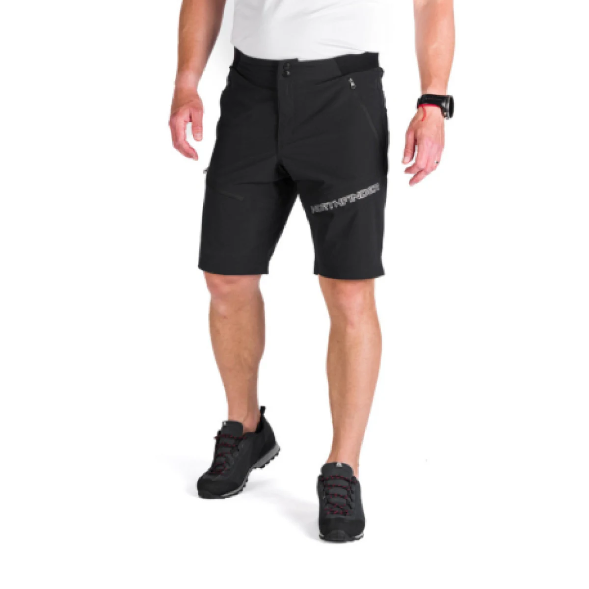 Pánské turistické kraťasy NORTHFINDER BRYON 269-black · záber 1