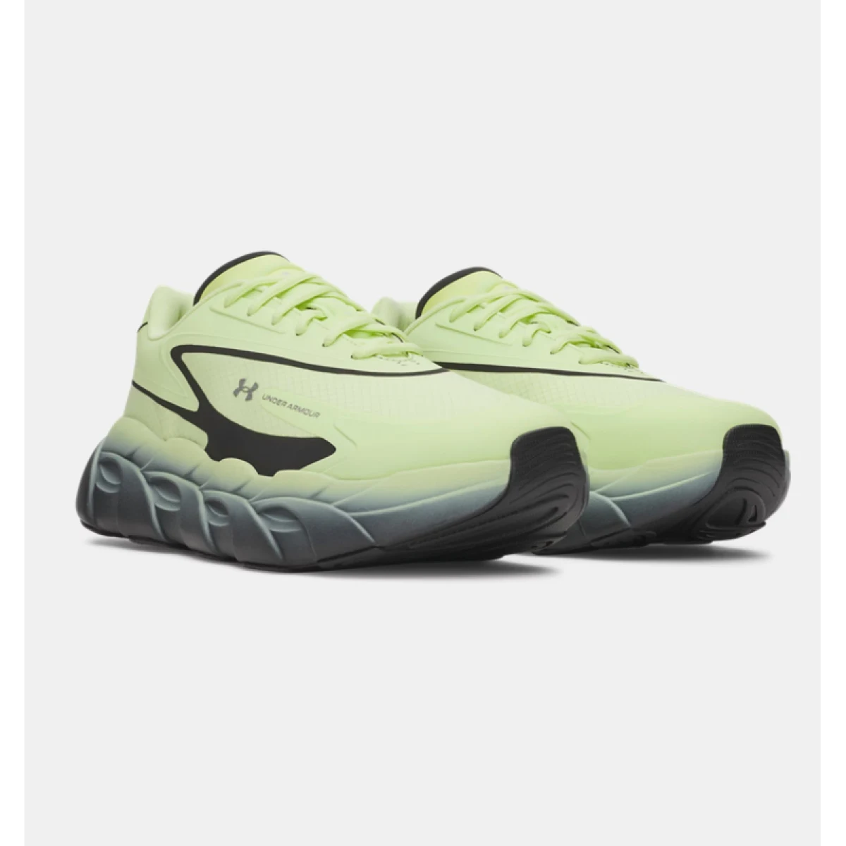 Pánska bežecká obuv UNDER ARMOUR UA Halo Runner SE M fade green black metallic silver · záber 4