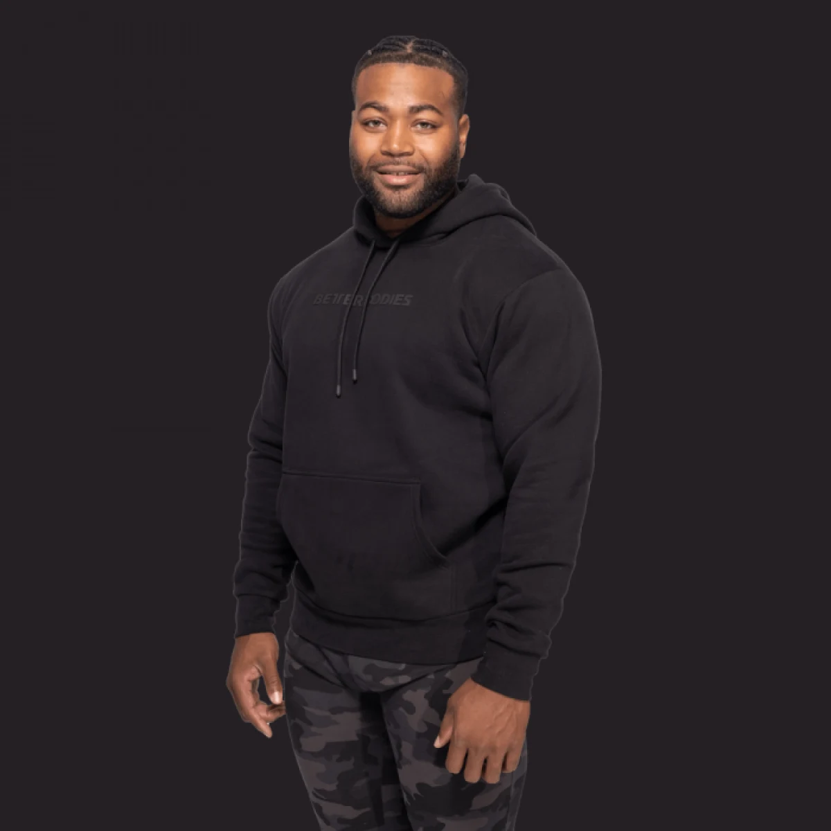 Better Bodies Logo Hoodie Black M · záber 1