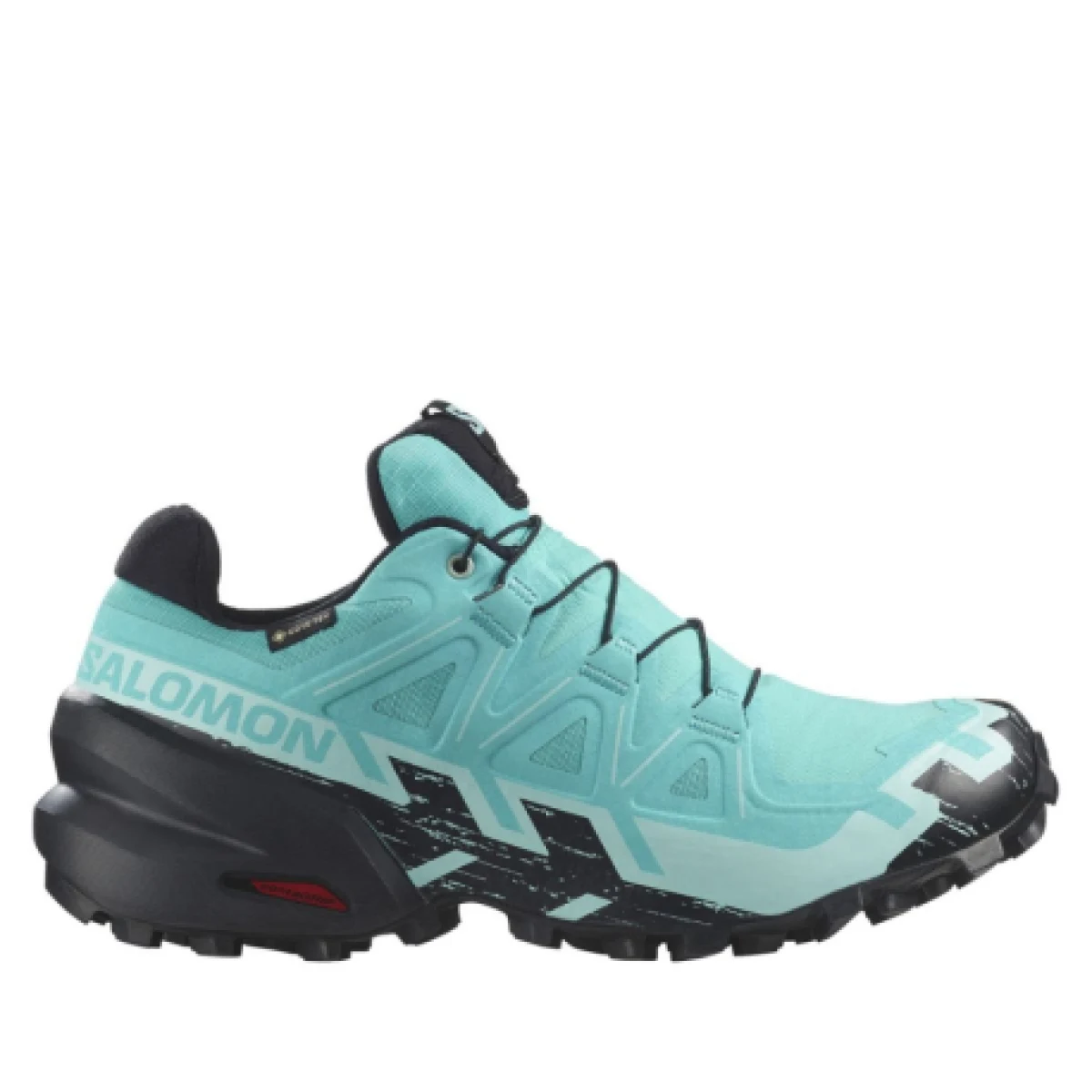 Dámská běžecká trailová obuv SALOMON Speedcross 6 GTX W blue curacao black iced aqua · záber 1
