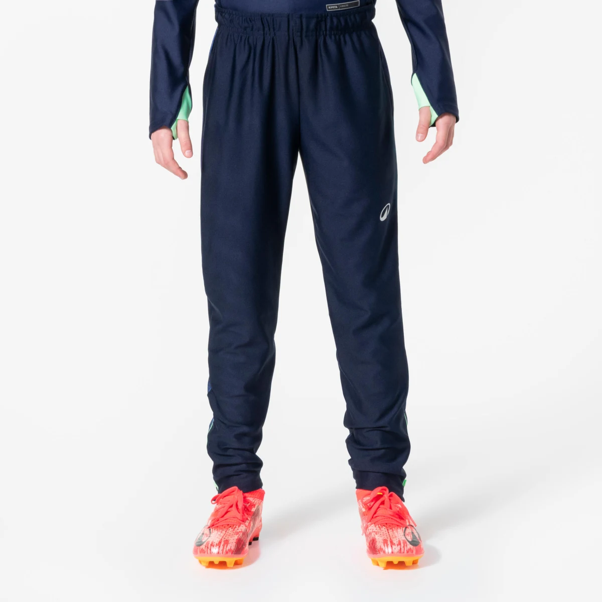 KIPSTA Detské futbalové nohavice VIRALTO KIDS Boreal tmavomodré 5-6 r (113-122 cm) · záber 1