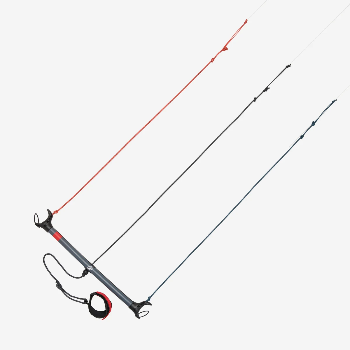 DECATHLON Ťažné krídlo na kiting 100 2,5 m² s hrazdou červené 2,5 m² · záber 2