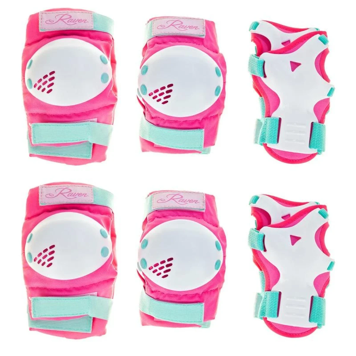 Raven Verba Mint/Pink, dětské sada chráničů · záber 1