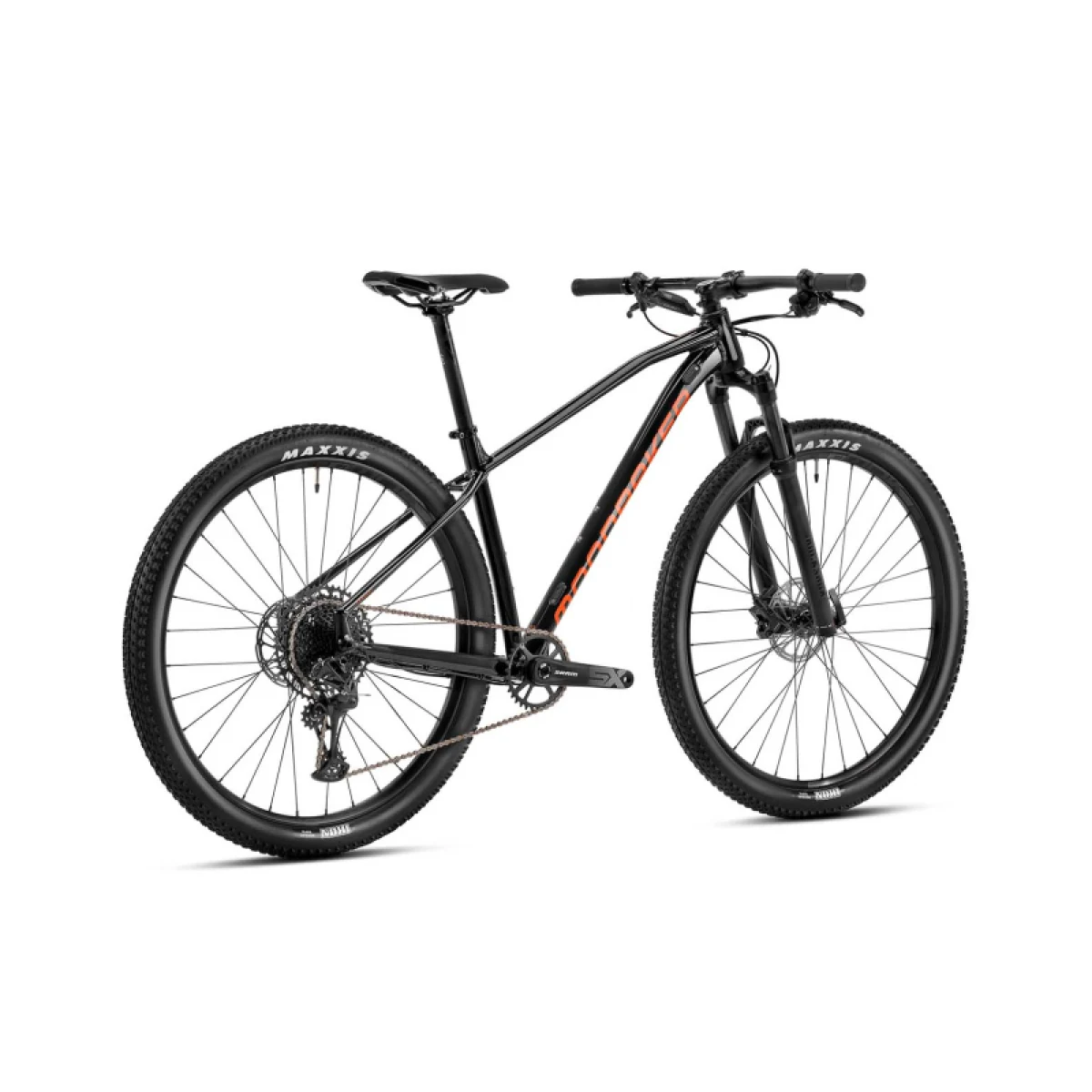 Horský bicykel MONDRAKER Chrono, black orange · záber 3