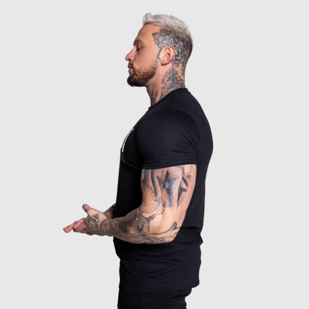 Pánske športové tričko Iron Aesthetics Urban, čierne · záber 3
