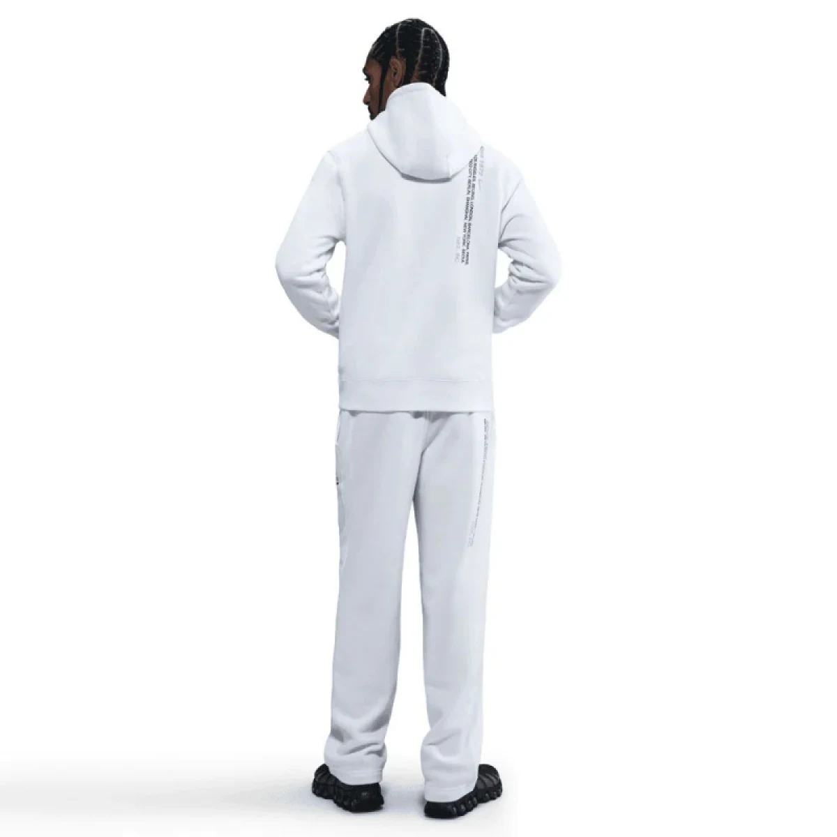 Pánská mikina s kapucí NIKE M NK CLUB BB PO HDY SWSH SPORT WHITE METALLIC SILVER · záber 3